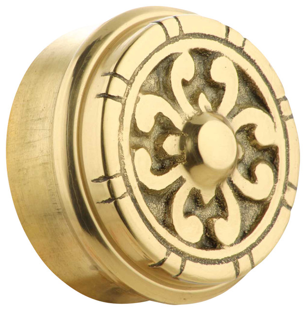 Tubing End Caps Solid Brass Fit 2" Tube RSF Traditional Home