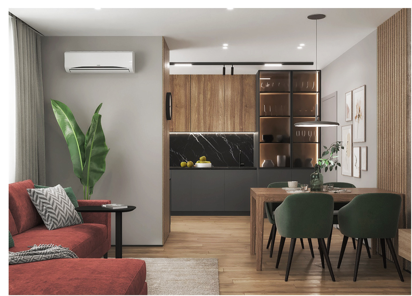 Проект квартиры для молодой пары с ребенком