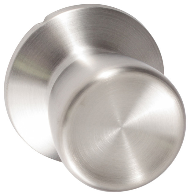 Tulip Dummy Knob, Satin Stainless - Transitional - Doorknobs - by Sure ...