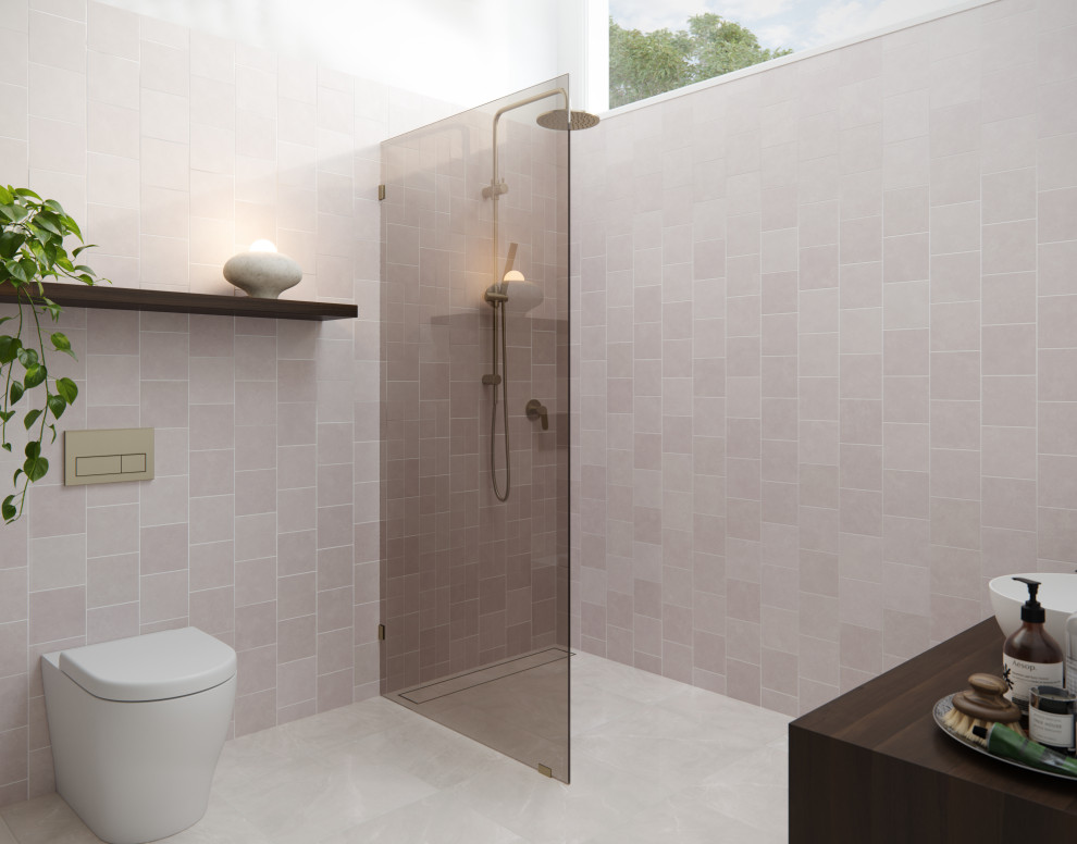 Ursa 30 in. x 78 in. Fully Frameless Fixed Glass Shower Panel With