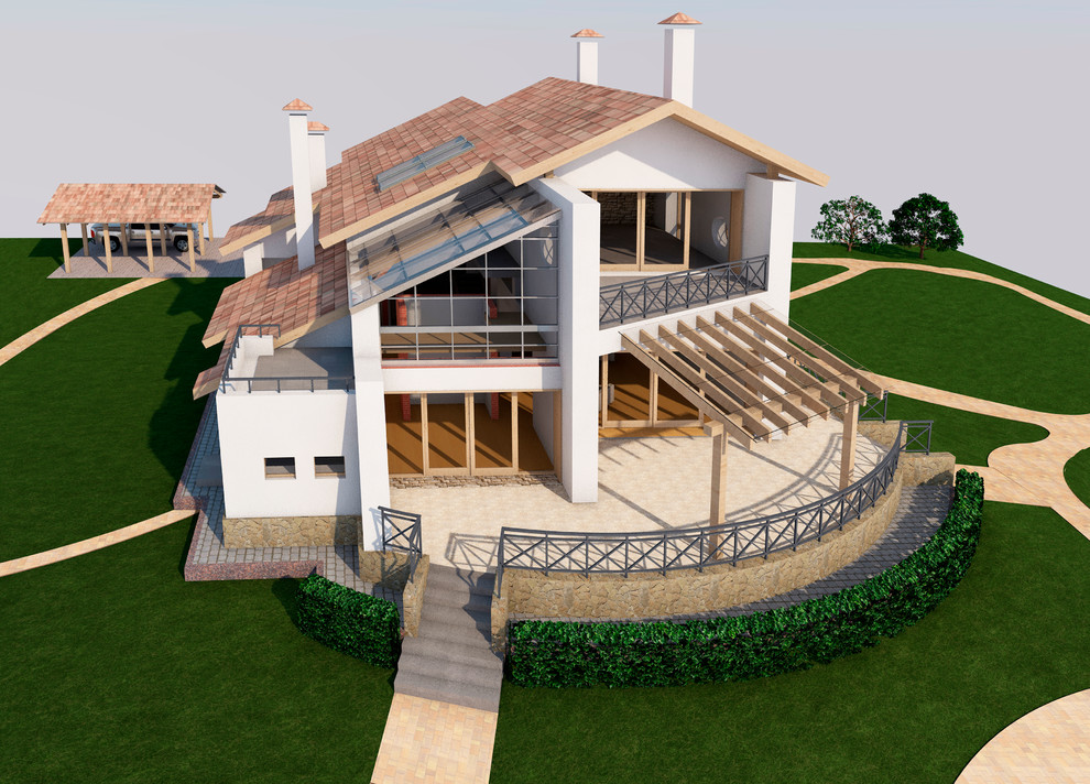 Коттедж для семьи со взрослыми детьми.