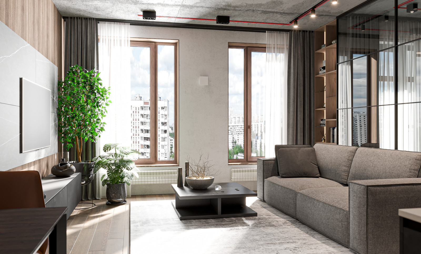 Проект в стиле лофт в жк Ричмонд