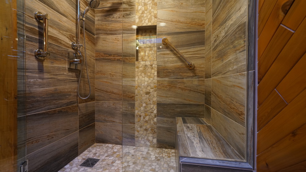 Inspiration for a rustic home design remodel in Seattle