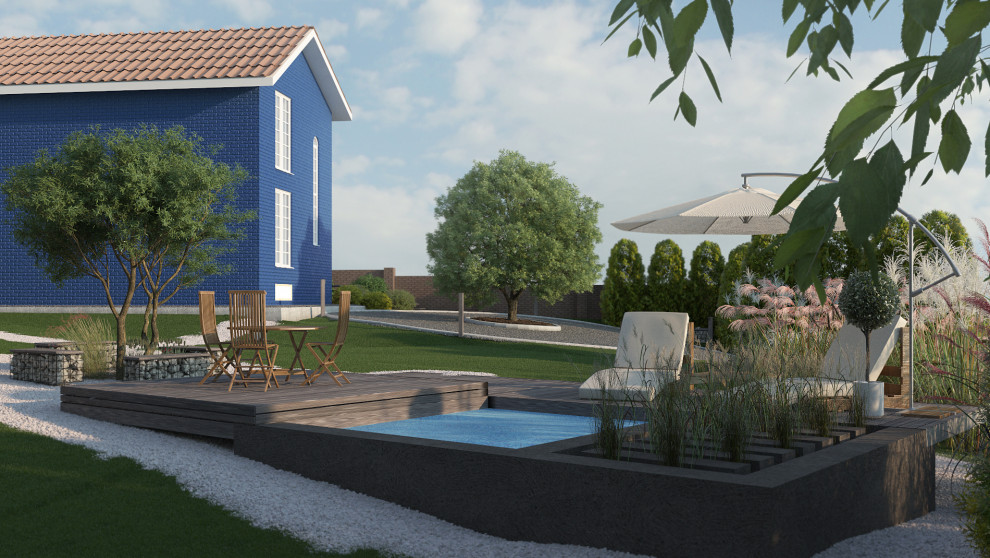 Ландшафтный проект, организация участка.