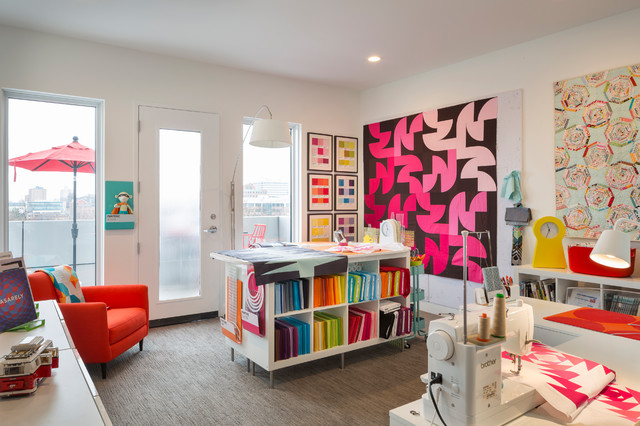 715 Condo contemporary-arbetsrum