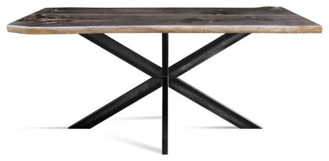 RUBAN 104 Solid Wood Dining Table - Industrial - Dining Tables - by ...