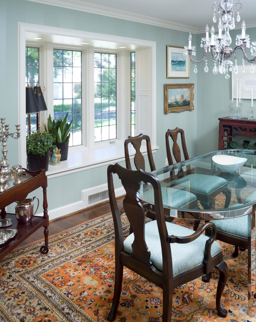 French Classic, Mission Hills traditional-dining-room