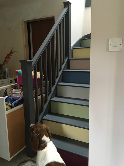 Painted mdf staircase
