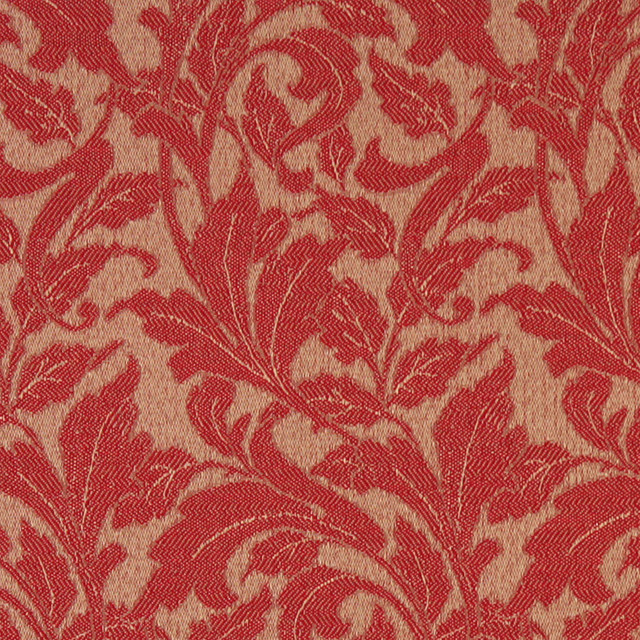 Red Leaves Outdoor Indoor Marine Upholstery Fabric By The Yard ...