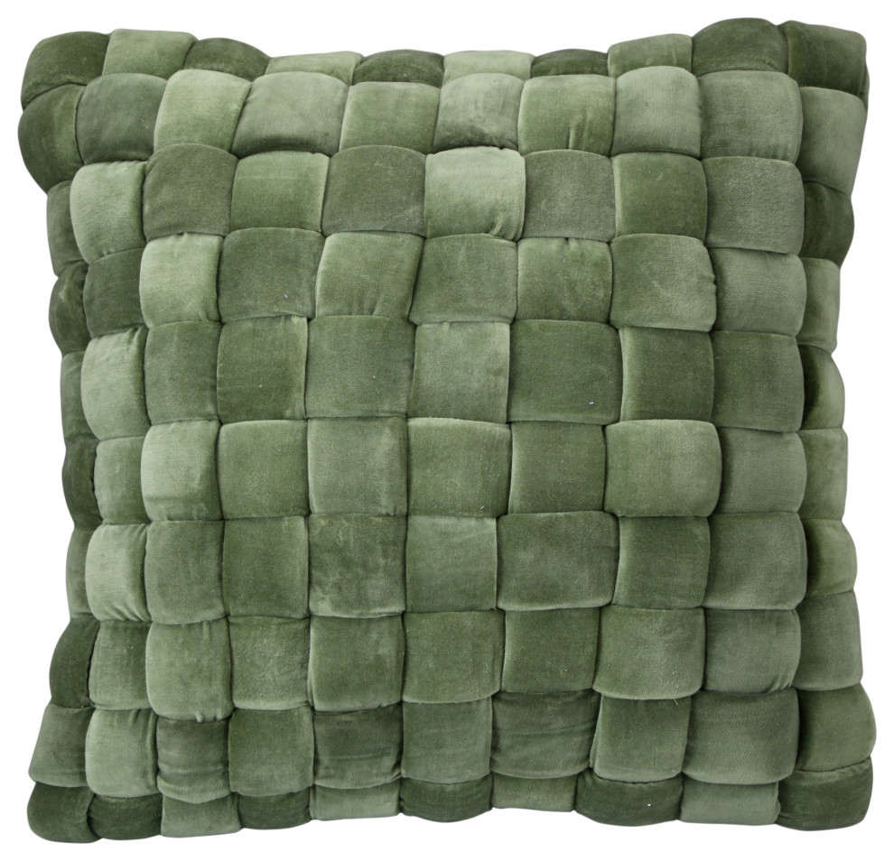 Contemporary Jazzy Pillow Chartreuse - Green