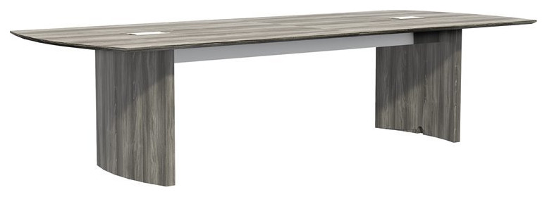 Safco Medina 10' Conference Table in Gray Steel