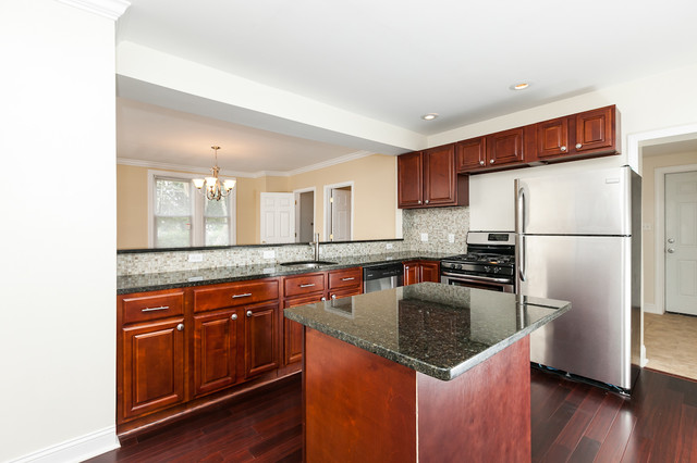 Gut Residential Rehab Project in Baltimore contemporary-kitchen