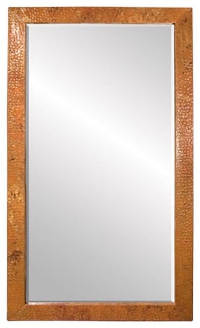 Tempered Copper Rectangular Mirror