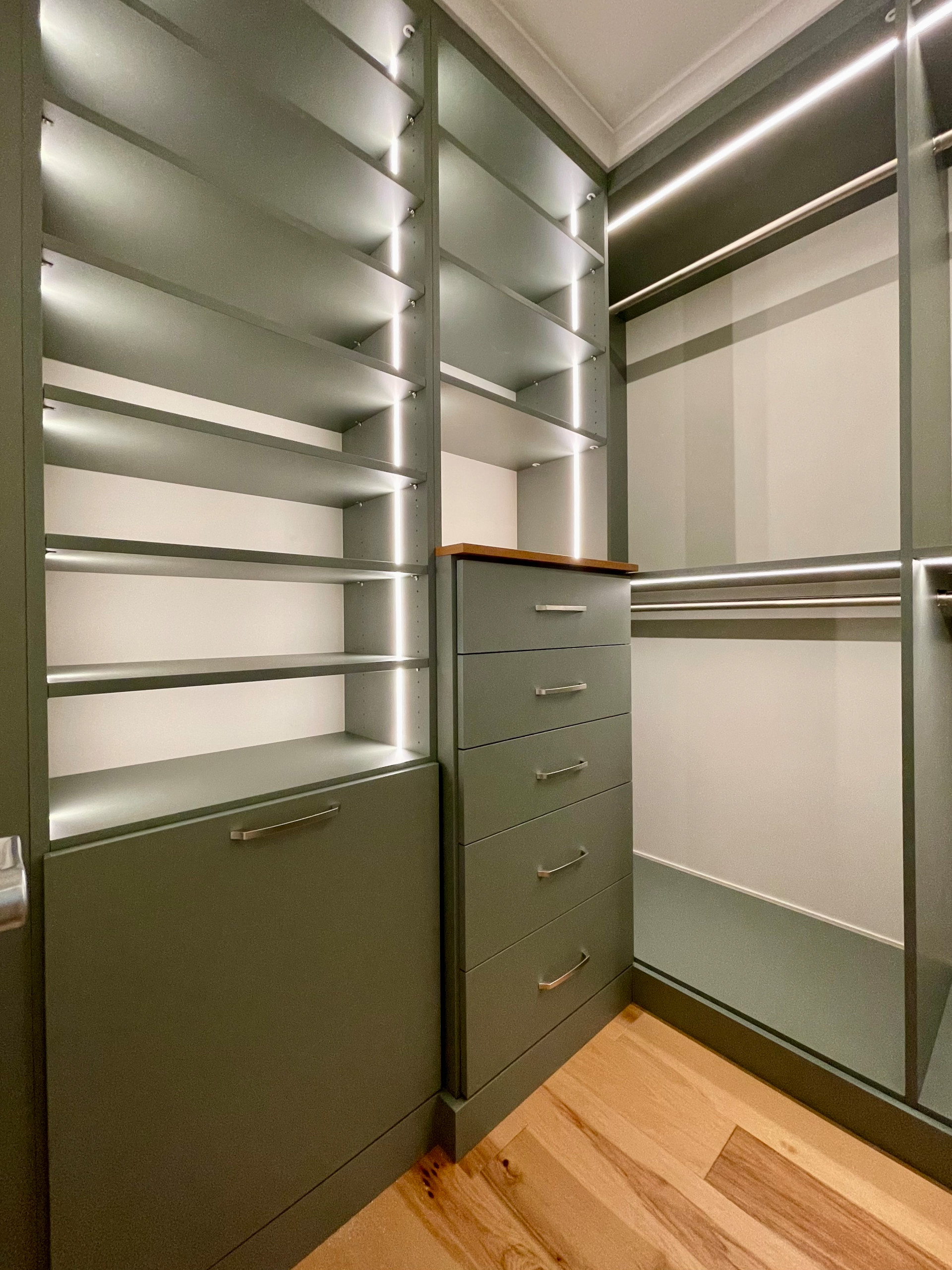 Celadon Walk-in, Armoire and Reach-in closets