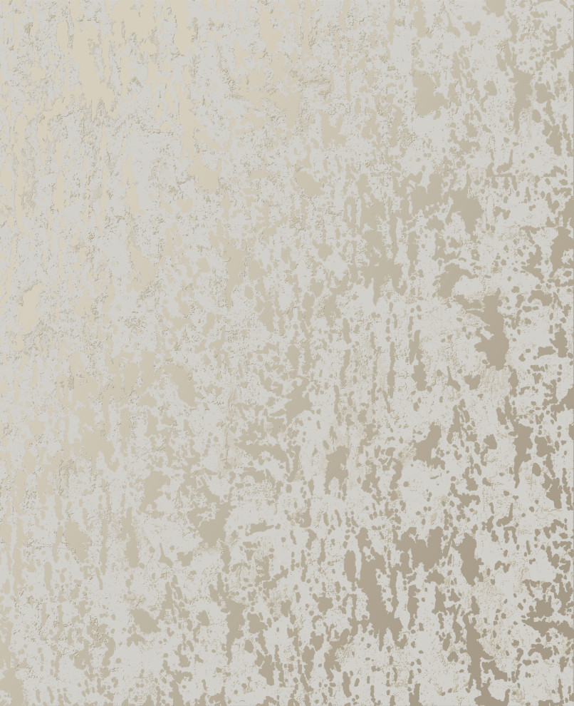 Milan Texture Wallpaper, Taupe/Gold, 20x396