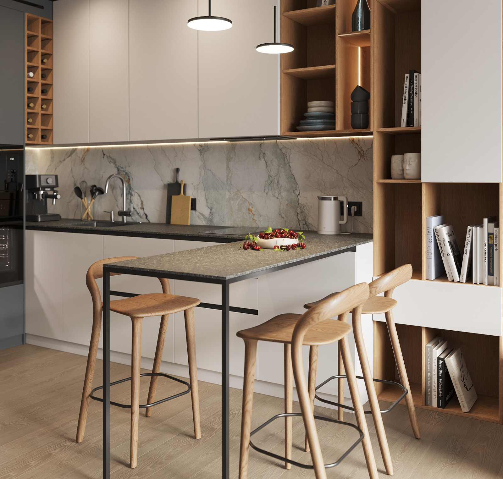 Имбирный чай_кухня-гостиная