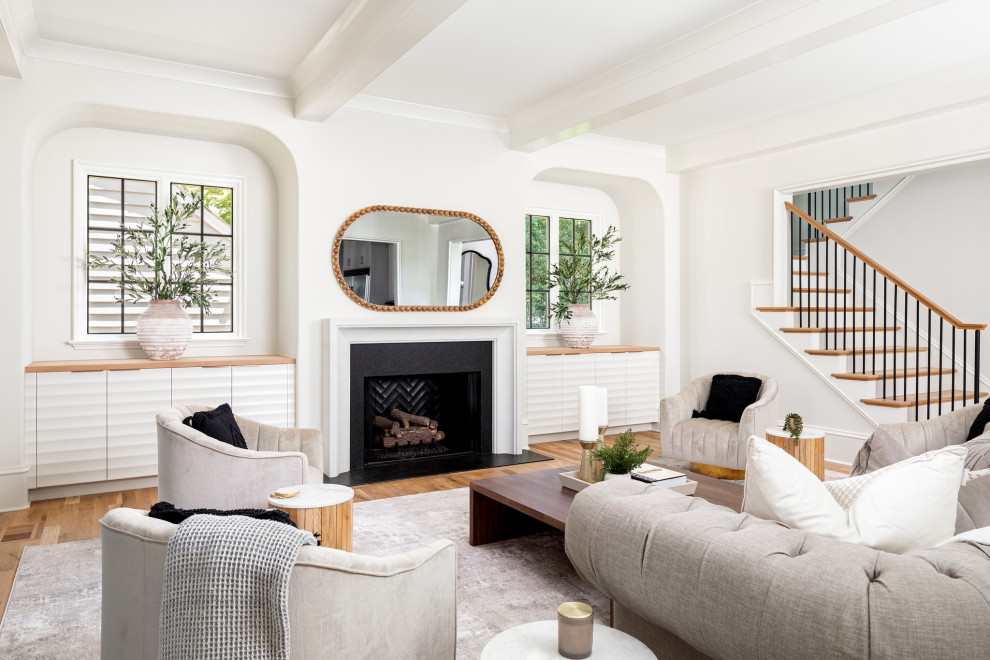 345 McAlway - Transitional - Living Room - Charlotte - by Pike ...
