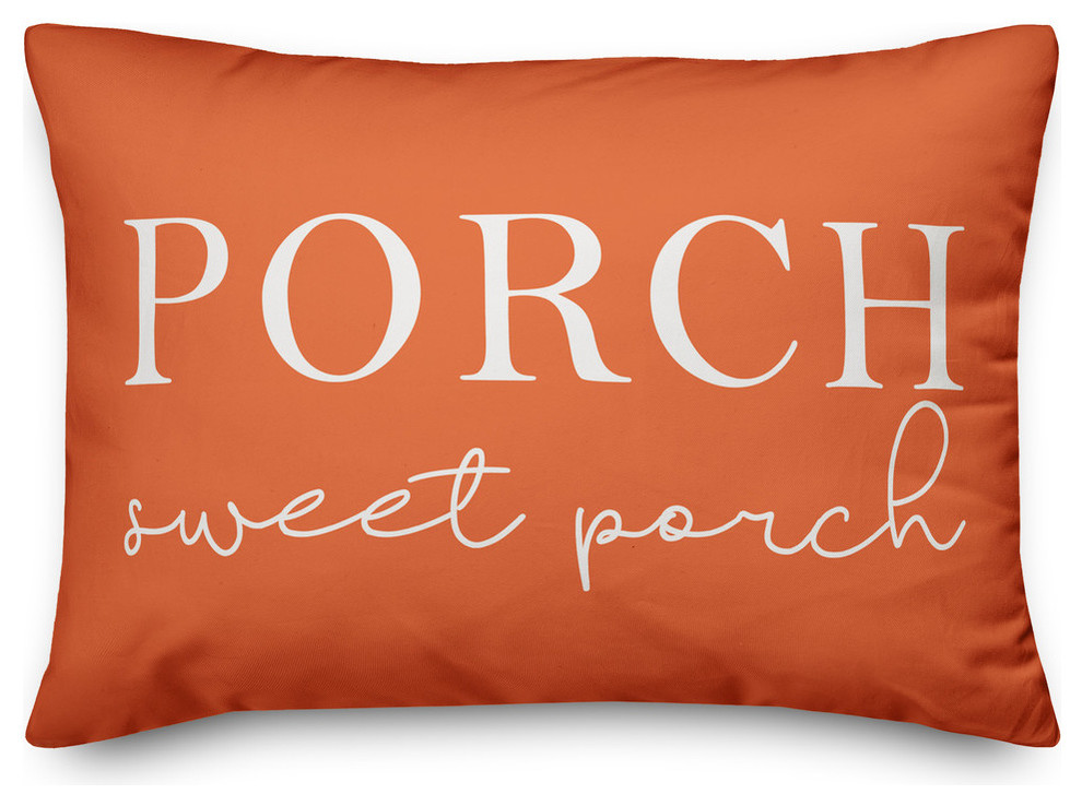 Porch Sweet Porch Outdoor Lumbar Pillow