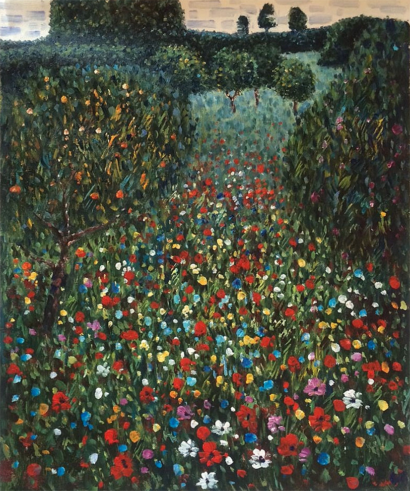 Poppy Field, Unframed Loose Canvas