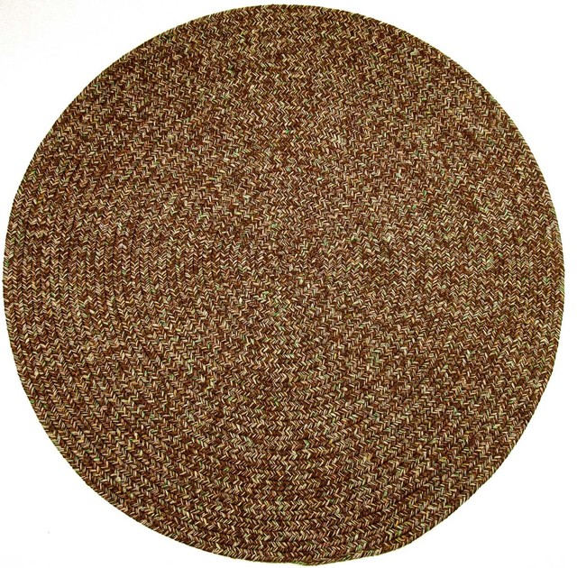 Brown Rug, Textured Braided Farmhouse Area Rugs by Super Area