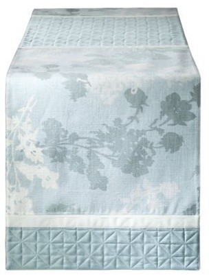 Home Blue Floral Quilted Table Runner