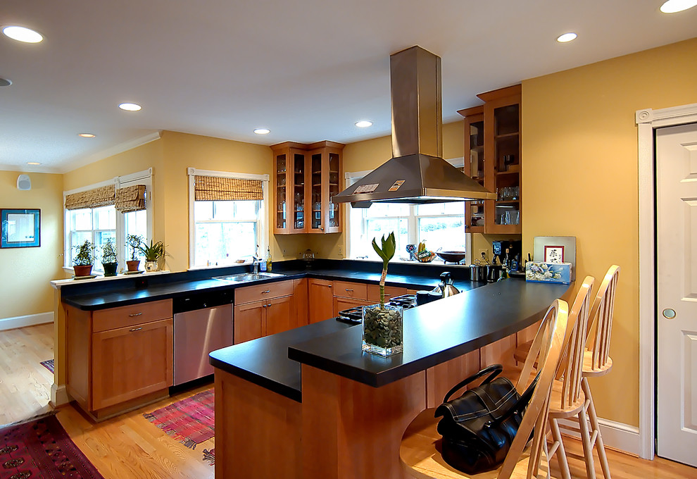 Photo of a midcentury kitchen in DC Metro.