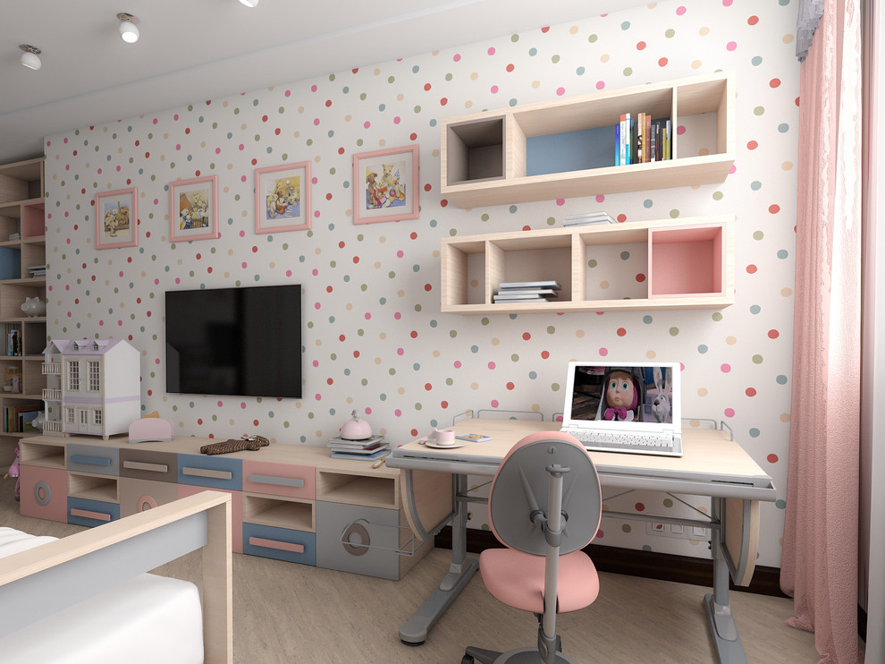 Детская для девочки и детская для мальчика. Визуализация.