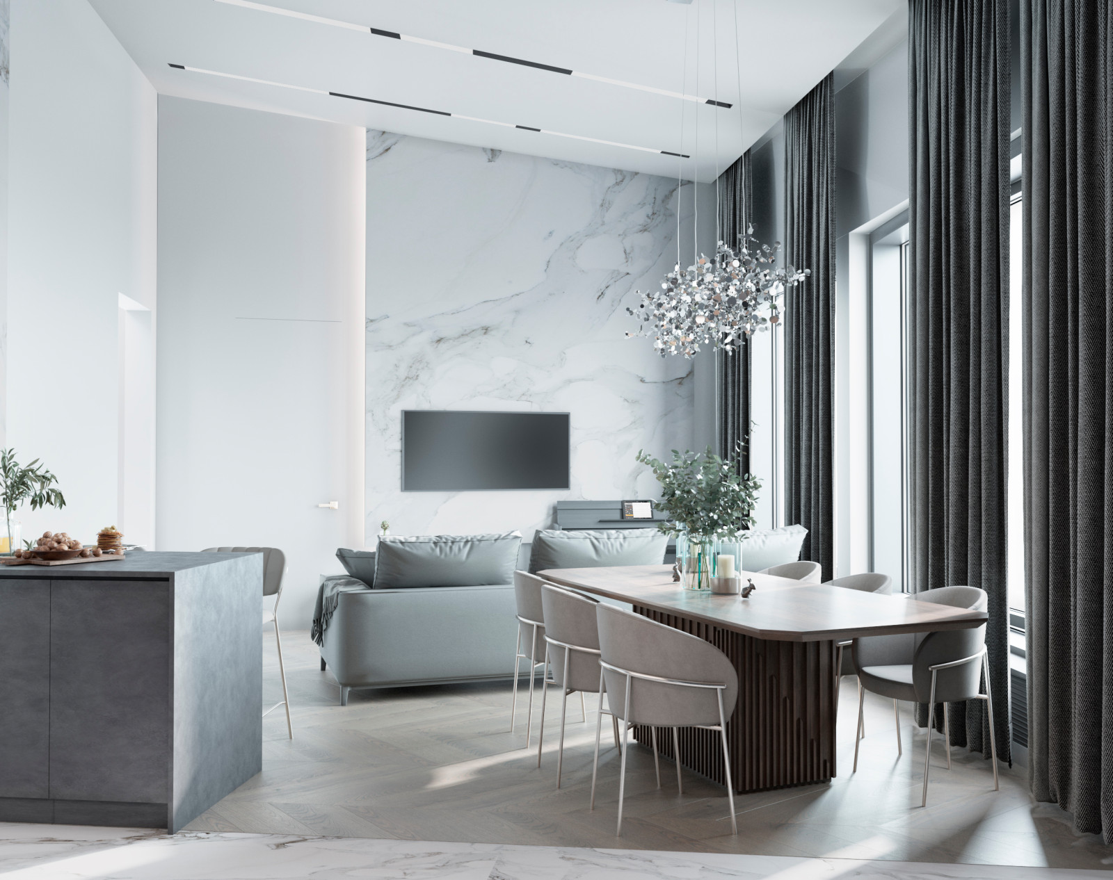 ЖК "Stockholm" 115м2., проект 2021г.