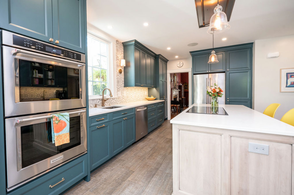Inspiration for a transitional kitchen remodel in Baltimore