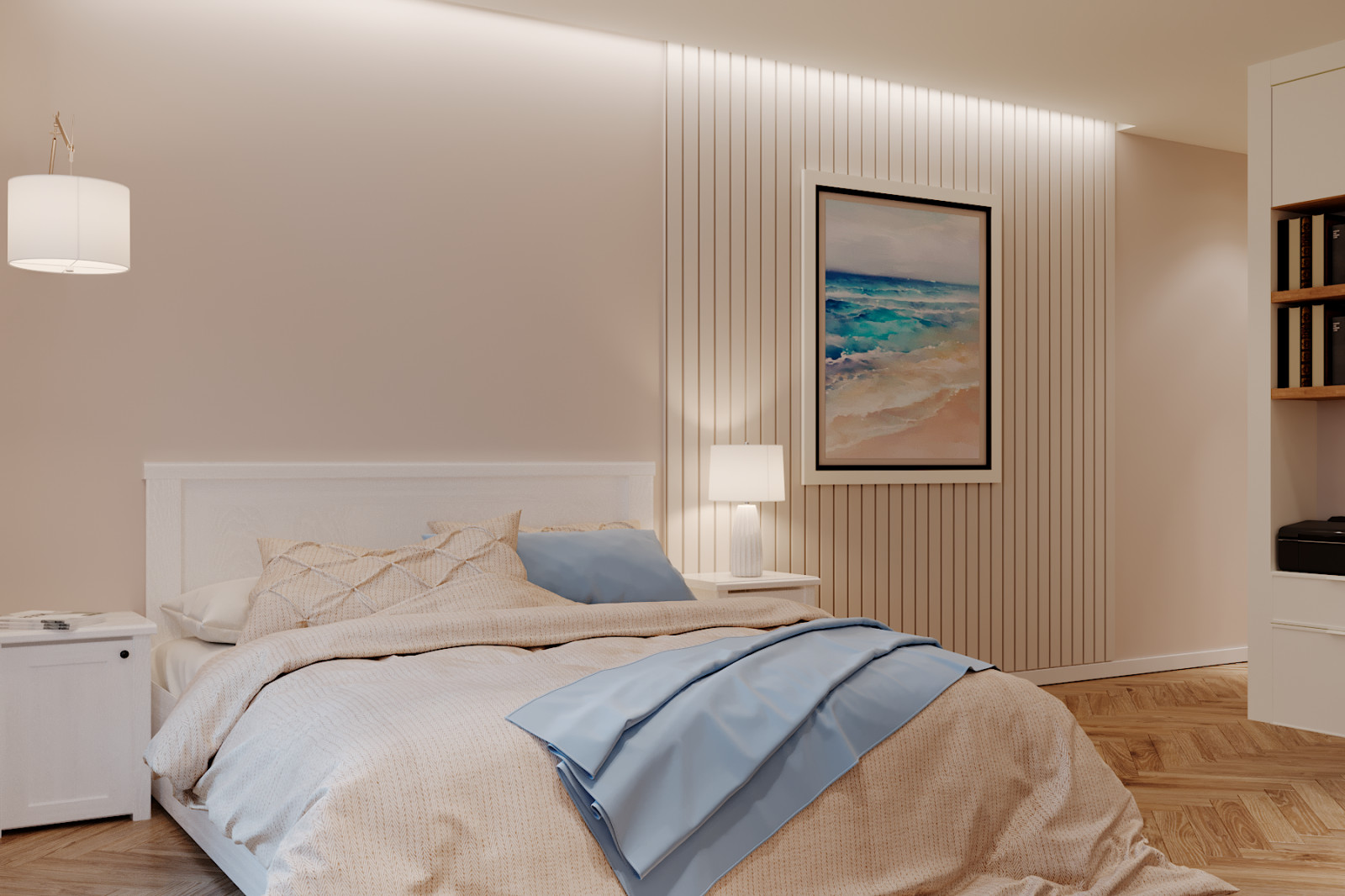 Квартира в мягких оттенках