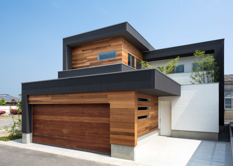 This is an example of a modern exterior in Fukuoka.