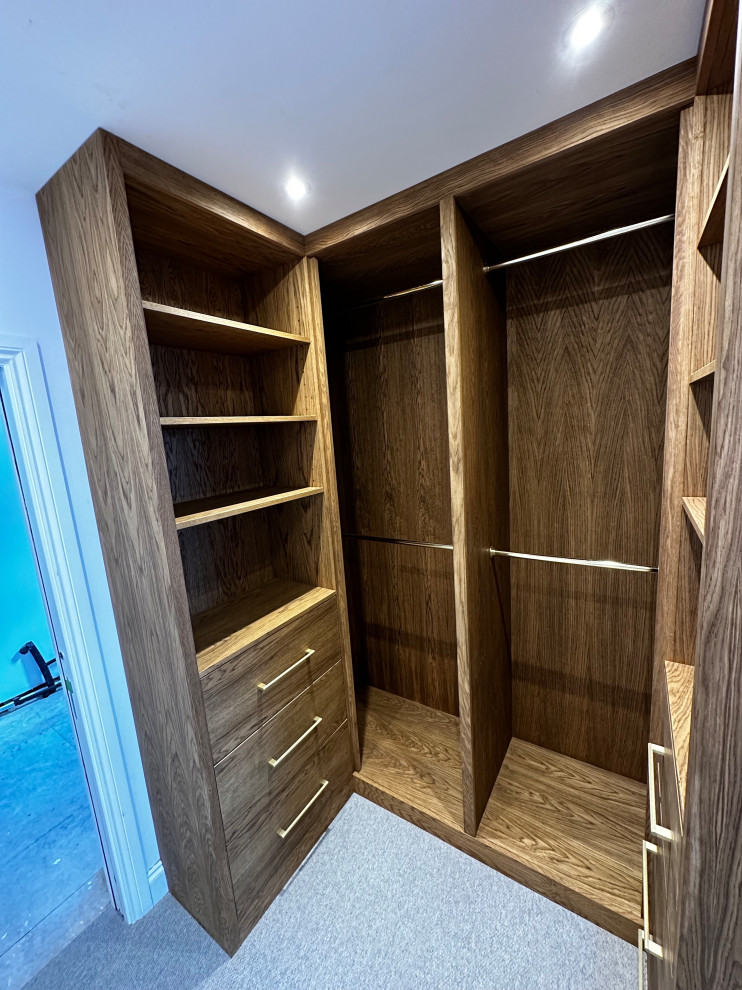 Luxurious dark oak wardrobe
