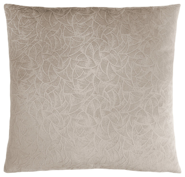 Pillows, 18 X 18 Square, Accent, Sofa, Couch, Bedroom, Polyester, Beige