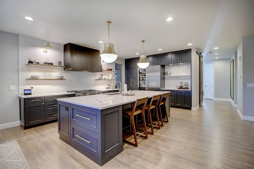 Kitchen - transitional kitchen idea in Denver