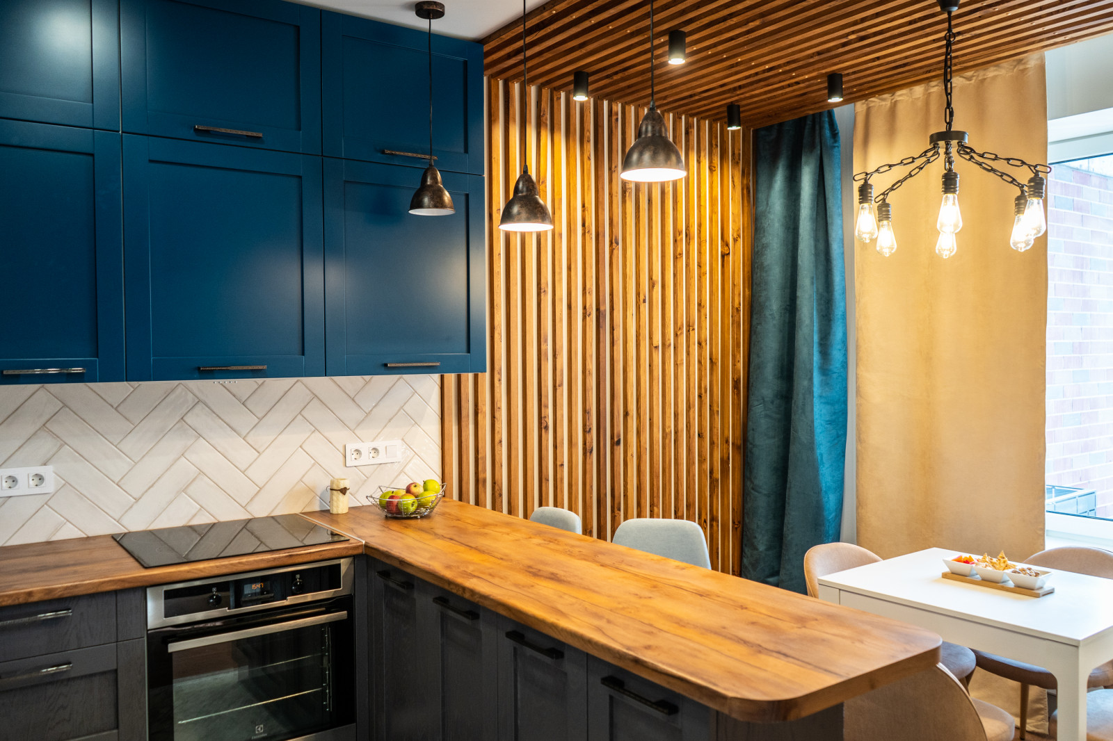 Дизайн кухни для квартиры в ЖК "Русский авангард"