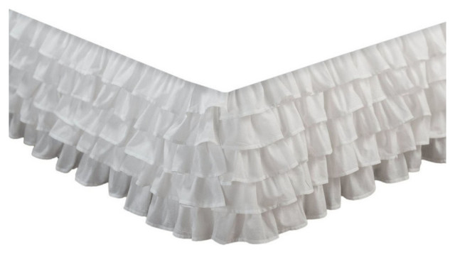 Greenland Multi-Ruffle Collection Bed Skirt, Full