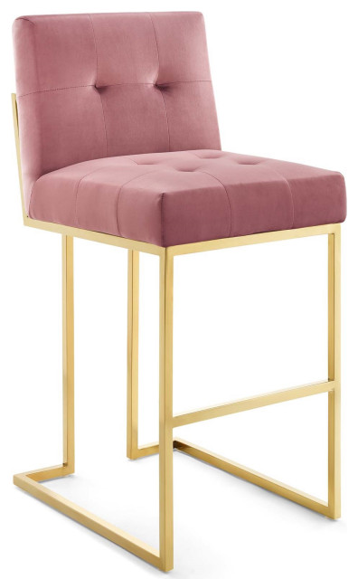 blush pink barstool