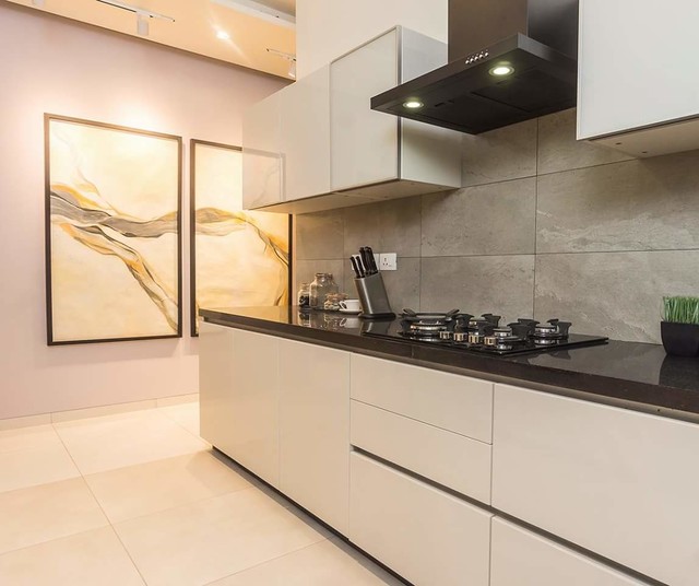 Modern Mumbai abode Contemporary Kitchen Mumbai by The svelte