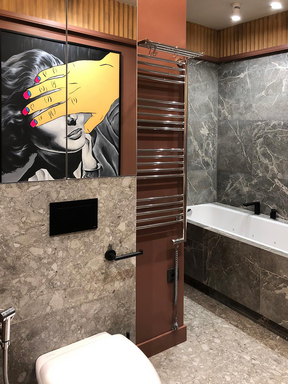 Интерьер с мужским характером. Фото