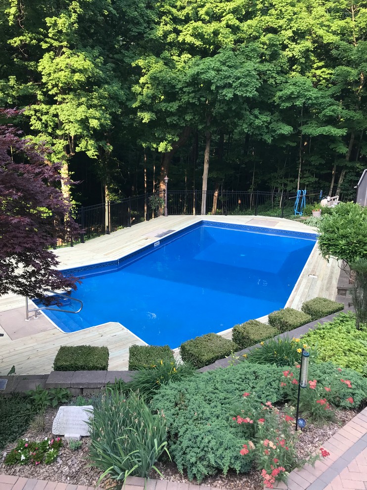 Deck - huge backyard deck idea with no cover