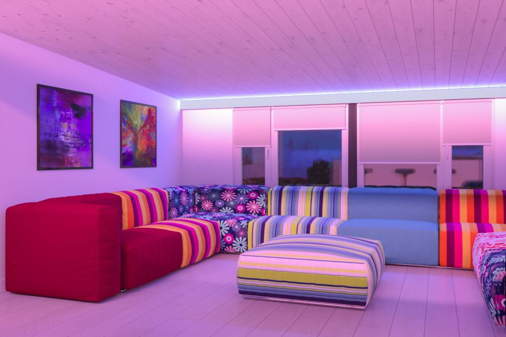 Комната отдыха для гостей в загородном доме в Сочи