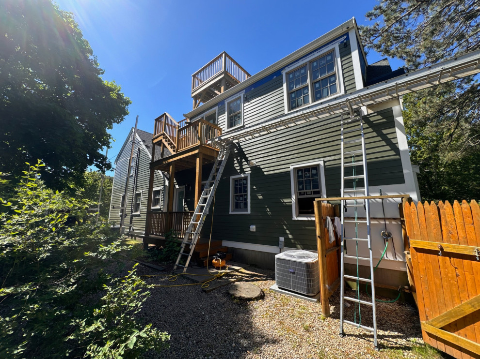 A house being renovated