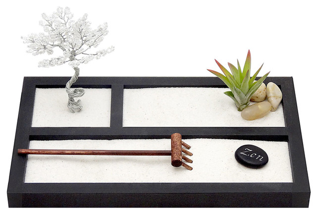 Luludi Living Frames Zen Stone Garden Contemporary Decorative Objects And Figurines By Luludi Living Art