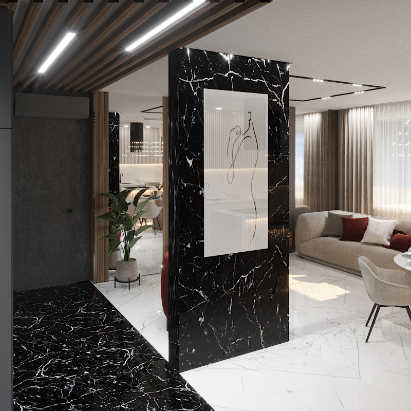 Дизайн квартиры 80 кв.м.