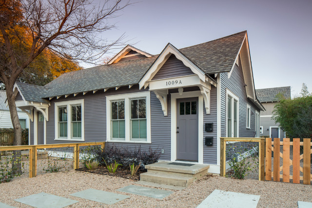 Historical duplex conversion craftsman-facade