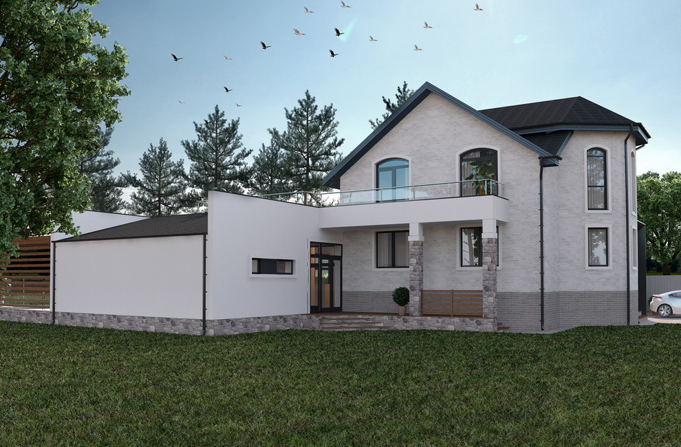 Эскизное решение дома в Нижегородской области