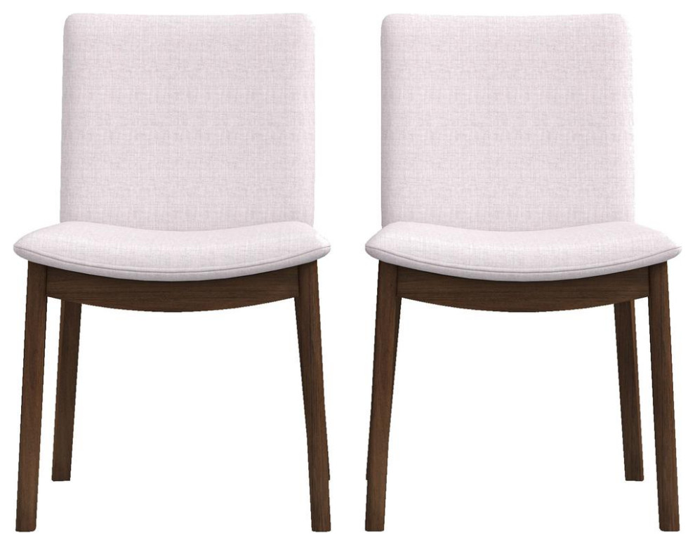 Laura Mid-Century Modern Solid Wood Dining Chair (Set of 2)