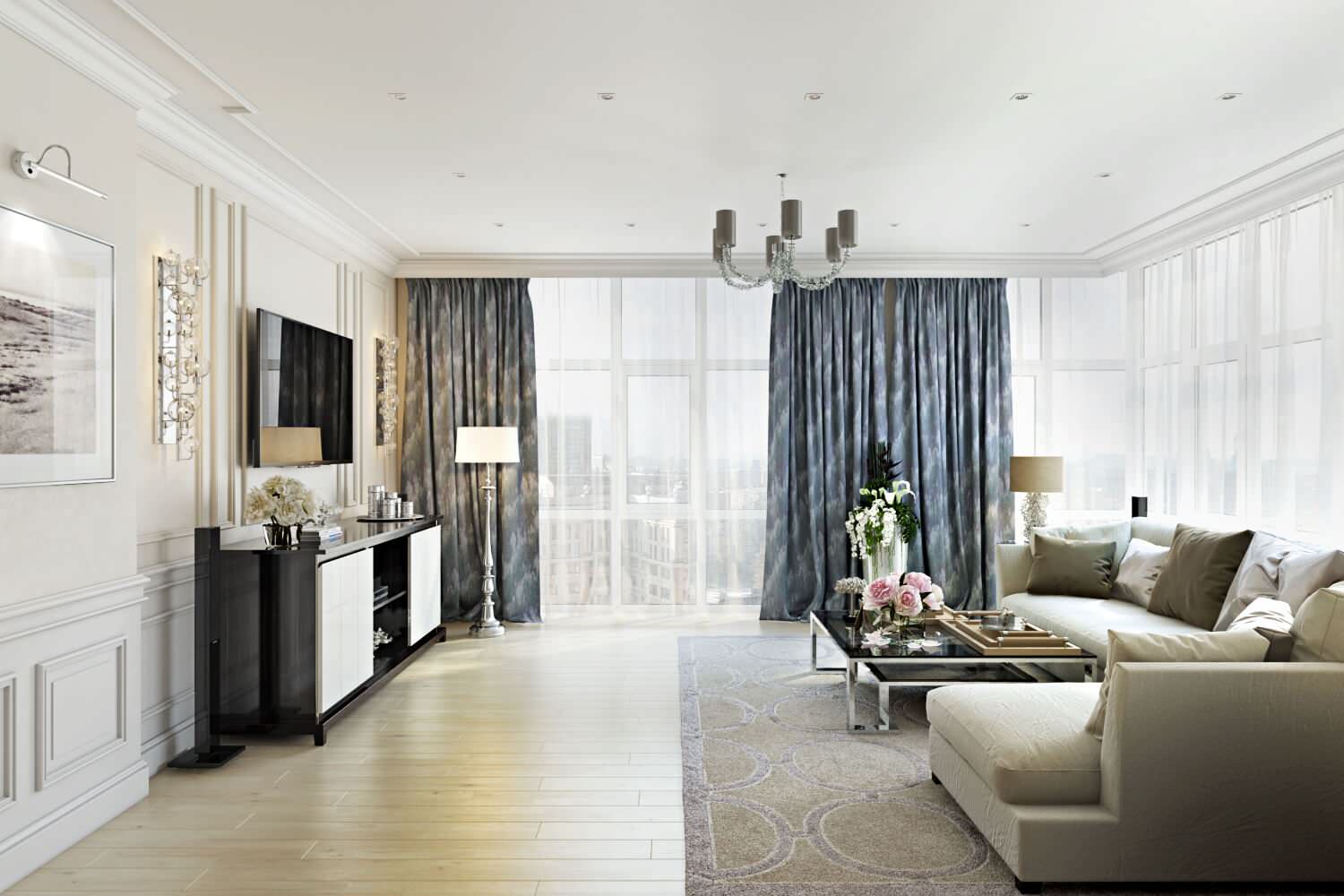 Дизайн квартиры "Семейная идиллия"