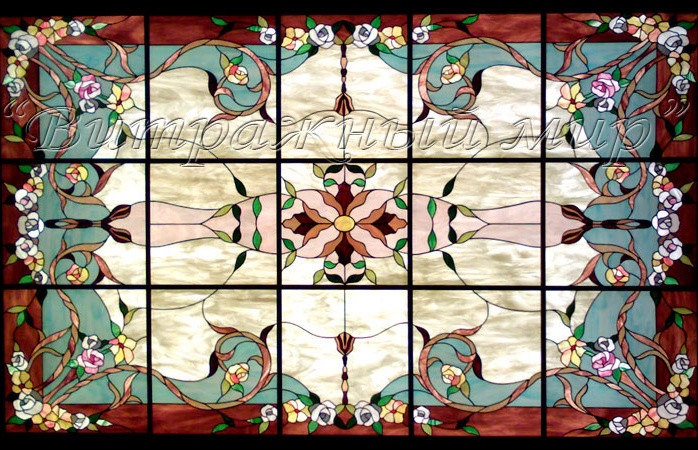 Витраж для потолка / Stained glass for the ceiling