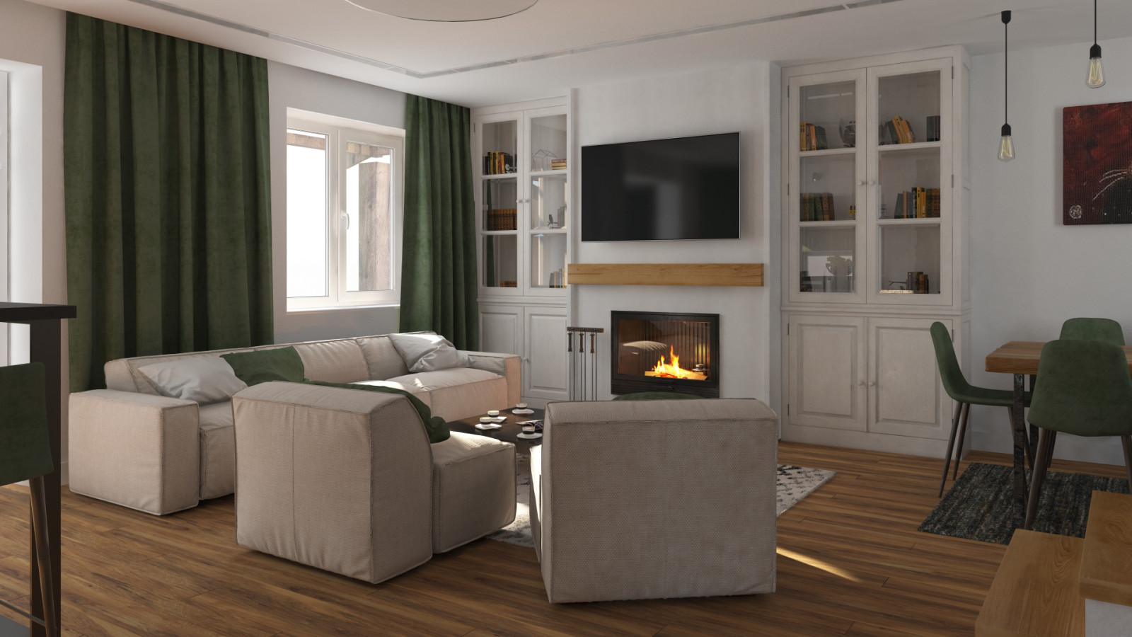 Интерьеры частного дома